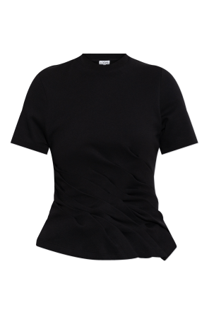 Victoria Beckham T-shirt with side draping | Women's